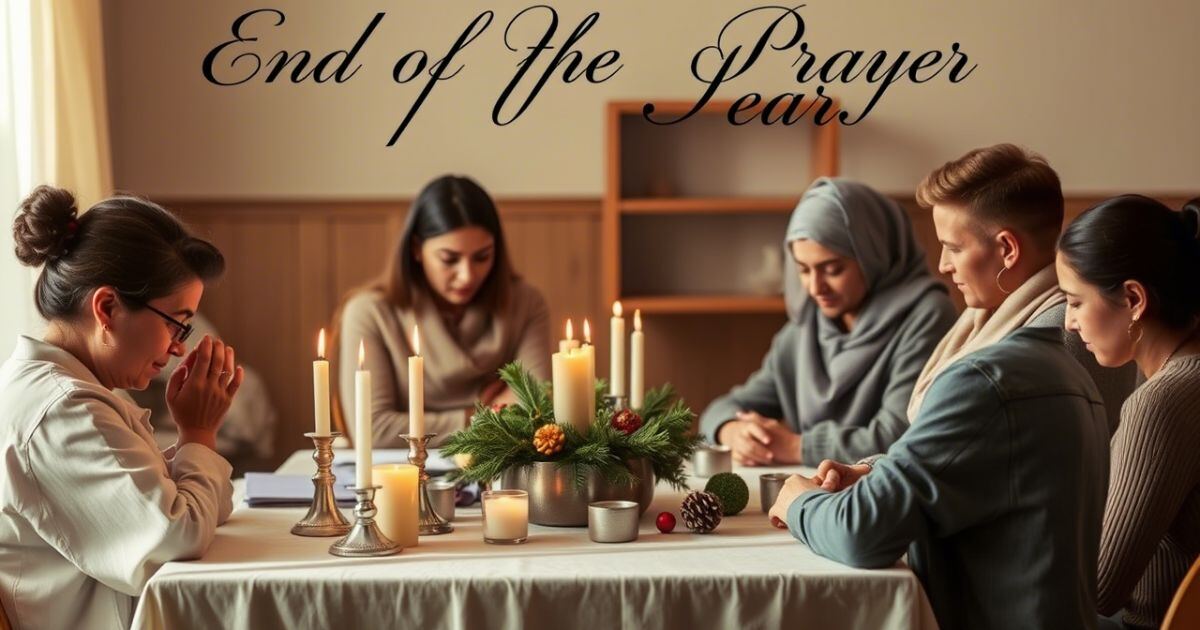 End of the Year Prayers:Peaceful Reflections with God