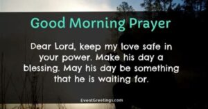 Good Morning Prayer For Him