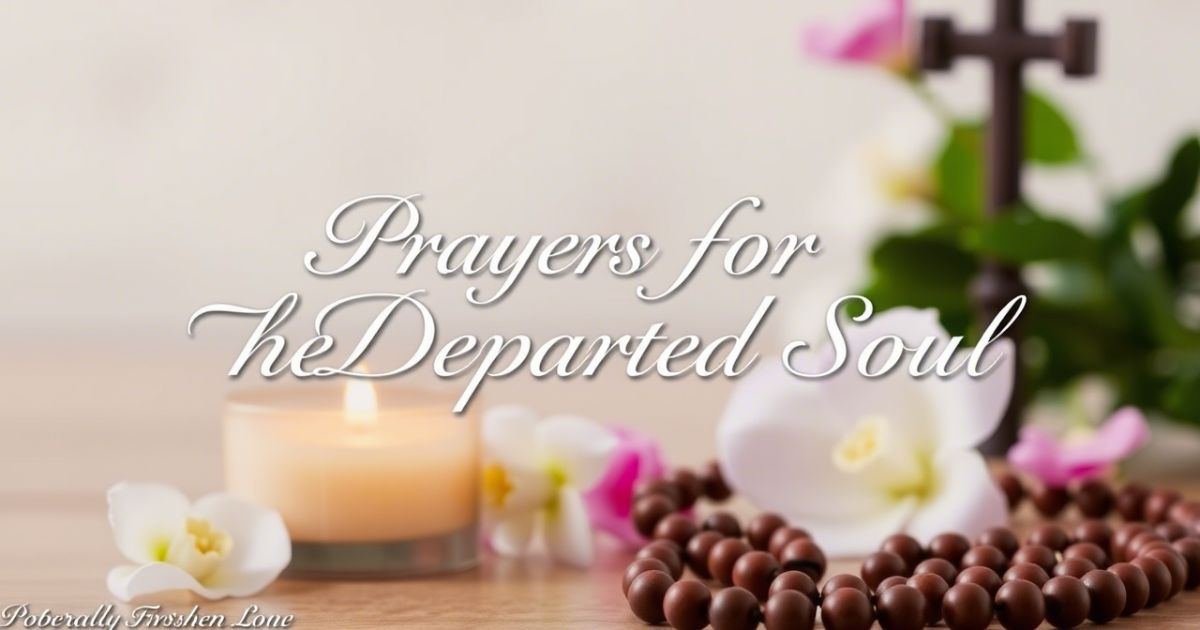 Prayers For The Departed Soul : A Peaceful Farewell
