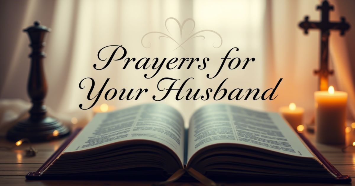 "Prayers for Your Husband; Speak Love and Strength"