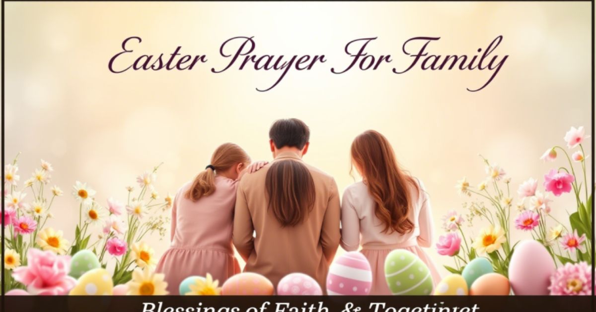 Easter Prayers For Family:Blessings of Faith & Togetherness