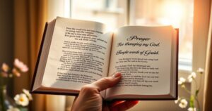 Short Prayer for Thanking God:Simple Words of Gratitude